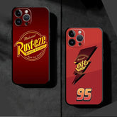 Disney Lightning McQueen Logo Phone Case for iPhone